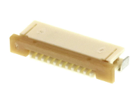 Molex 522711079 1000 FFC/FPC aansluiting Totaal aantal polen: 10 Rastermaat: 1 mm Inhoud: 1000 stuk(s) Tape on Full reel