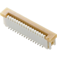 Molex 526102833 FFC/FPC aansluiting Totaal aantal polen: 28 Rastermaat: 1 mm Inhoud: 1 stuk(s)
