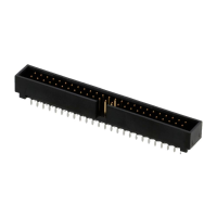 Molex 702465001 Male connector Rastermaat: 2.54 Mm Totaal aantal polen: 50 Aantal rijen: 2 1 stuk(s) Tray