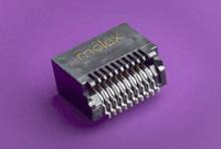 Molex 744410001 480 Female SFP header Totaal aantal polen: 20 Rastermaat: 0.8 Mm Inhoud: 480 stuk(s) Tape on Full reel