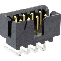 Molex 878330420 Male connector Vergulde contacten Rastermaat: 2 mm Totaal aantal polen: 4 Aantal rijen: 2 1 stuk(s) Tube