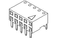 Molex 901522310 Female header, inbouw (standaard) Inhoud: 1 stuk(s) Tube