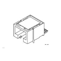 Molex Cat 3 Mod Jack/Plug 855025011 Bus Zwart 1 stuk(s)