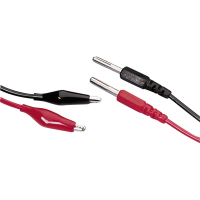 Monacor CC 313 Meetsnoer 100 cm Rood, Zwart 1 paar