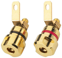 Monacor LS klemmen BP 405G 1 paar