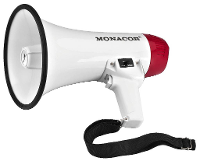 Monacor TM 10 Megafoon Met geluiden