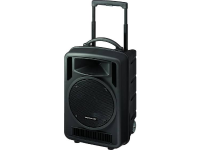 Monacor TXA 1020 Mobiele luidspreker, Mobiele PA luidspreker 25 cm 10 inch werkt op een accu, werkt op het lichtnet 1 stuk(s)
