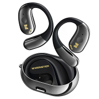 MONSTER AC360 OWS Oordopjes bluetooth Hoofdtelefoon 14,2 mm Titanium PU Diafragma AAC Audio Open ear Oorhaak Koptelefoon