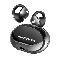 Monster AC600 Draadloze bluetooth oortelefoon met Air Conduction technologie en draaibare planeetringontwerp. HiFi Panor