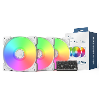 Montech HP140 ARGB PWM 3 in 1 Pack White