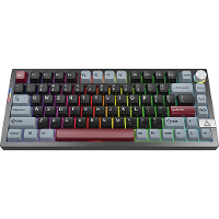Montech Mkey Pro Darkness toetsenbord 75%, Hot swappable, RGB, Double Shot PBT, USB C / 2.4 GHz / Bluetooth 5.2