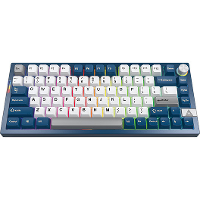 Montech Mkey Pro Freedom toetsenbord 75%, Hot swappable, RGB, Double Shot PBT, USB C / 2.4 GHz / Bluetooth 5.2