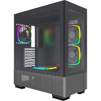 Montech Sky Two tower behuizing 2x USB A | 1x USB C | Window
