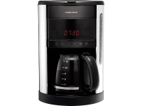 Morphy Richards Koffiezetapparaat RVS, Zwart Capaciteit koppen: 12 Glazen kan, Warmhoudfunctie, Timerfunctie