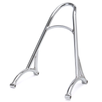 Motorcycle Bar Backrest Silver For Harley Sportster Xl883 Xl1200