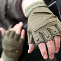Motorcycle Half Finger Gloves Antiskid Military Sports Climbing