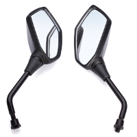 Motorcycle Mirrors For Kawasaki Z1000 Black Rearview
