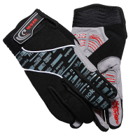 Motorcycle Motorbike Sports Gel Silicone Full Finger Warm Gloves
