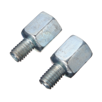 Motorcycle Rear View Mirror Adapters Screws 10mm To 8mm