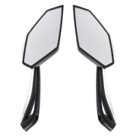 Motorcycle Rear View Mirror Black For Kawasaki Z1000