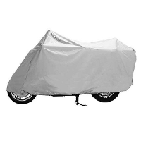 Motorcycle Waterproof Outdoor Cover Silver 285 X 105 X 125cm Xxl