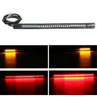Motorfiets Auto 48 LED SMD Achterlicht Remrichtinglichtbalk 16SMD Signaallamp + 32SMD Remlicht