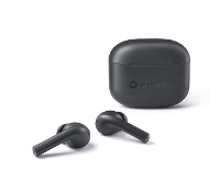 Motorola MOTO BUDS 065 In Ear headset Bluetooth Stereo Zwart Ruisonderdrukking (microfoon) Headset, Oplaadbox, Mono, Bestand tegen zweet, Touchbesturing