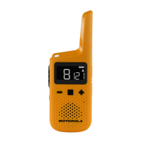 Motorola T72 PMUE5729A PMR portofoon Set van 2 stuks