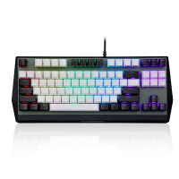 MOTOSPEED CK73 87 Toetsen Bedraad Mechanisch Gaming Toetsenbord Gateron Schakelaar RGB Verlicht Type C Bedraad Gaming To