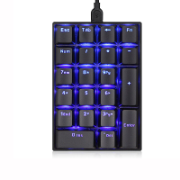 MOTOSPEED K23 21 toets Bedrade Digitale Mechanische Toetsenbord Rood/Blauw Schakelaar Type C Ergonomisch Gaming Toetsenb
