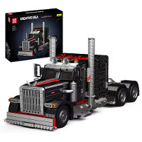 Mould King 10037 De Amerikaanse vrachtwagen bouwblok assemblageset Auto LEGO set Nieuwe technische auto speelgoed 1797PC