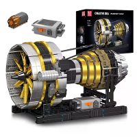 Mould King 10141 Bouwblok Vliegtuig Turbine Motor Model Baksteen Assemblage Kit 2256+PCS Technische Auto Motor Baksteen