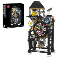 Mould King 10159 Klok Creatieve Technische Bouwblok Brick Assembly Kit Kids Kerstcadeau