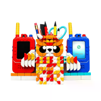 Mould King 10220 Vlam Uil Pennenhouder & Walkietalkie Video Stem Intercom Foto Nemen Stem Veranderen Speelgoed DIY Bouwb