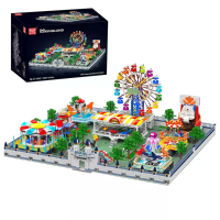 Mould King 11022 Moto dieren Pretpark MOC Roller Bouwsteentjes Brick Assembly Kit Kinderen Kerstcadeau