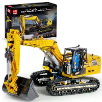 MOULD KING 13112 Technische Gemotoriseerde Auto Bouwblok RC Rupsvoertuig Graafmachine Bouwset APP 2.4G Afstandsbediening