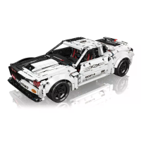 Mould King 13128S 1/10 Afstandsbediening Hellcat Muscle Super Car Motorized MOC Bouwstenen 1805 stuks DIY Montage Blokke