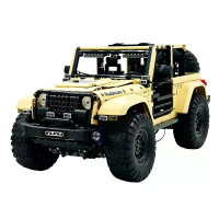 Mould King 13184 1/6 voor Wrangler APP/RC Gemotoriseerde Off road Auto MOC Speelgoed Bouwstenen Blok Assembleer Kit Kind
