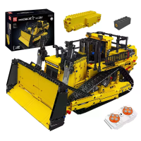 Mould King 15084 D11 Bulldozer RC Bediening Technisch Auto Vrachtwagen Speelgoed Bouwblok Brick Set Kinderen Kerstcadeau