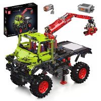Mould King 17038 Technische Off Road Truck All Terrain RC Engineering Auto Speelgoed Bouwblok Assemblagekit Bouwset Gesc