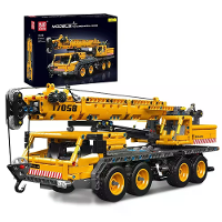 Mould King 17058 Technische Auto Bouwblok Mechanische Kraan Model Assembleertruck Blok Engineering Speelgoed Voor Kinder