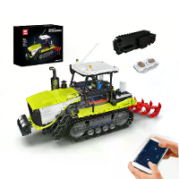Mould King 17093 MOC RC Crawler Tractor Bouwblok Engineering Truck Model Baksteen Set Jongens Verjaardagscadeau