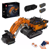 Mould King 17100 RC EX8000 Mijnbouw Graafmachine Technisch Ingenieursvoertuig Model Bouwblok Steen Set Kinderen Kerstcad