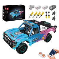 Mould King 18040 RC Luchtvering Trophy Truck Technisch Auto Speelgoed Bouwsteen Blok Assembleer Set Kinder Kerstcadeau