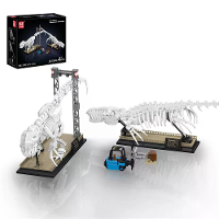Mould King 29005 Jurassic World Velociraptor Dinosaur Fossil Model Bouwblok Assemblageset Baksteen Educatief Speelgoed K