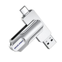MOVESPEED YSULDP 2 in 1 USB Type C Flash Drive Ondersteuning voor OTG 64GB 128GB 256GB USB 3.0 100MB/s Pendrive voor Mac