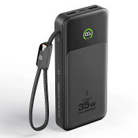 MOVESPEED MSP20 PD35W 20000mAh Krachtbank met geïntegreerde Type C kabel Batterij Digitale Weergave Externe Batterij Voe