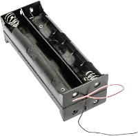 MPD BH4DW Batterijhouder Aantal cellen: 4 D (mono) Kabel (l x b x h) 138 x 72 x 29 mm