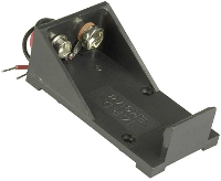 MPD BH9VW Batterijhouder Aantal cellen: 1 9V (blok) Kabel (l x b x h) 55 x 30 x 21 mm