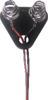 MPD DU1 M 306 Batterijclip Veercontact, Kabel (l x b x h) 29 x 27 x 2 mm